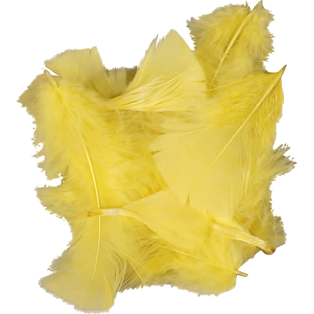 Dun, stl. 7-8 cm, gul, 500 g/ 1 förp.