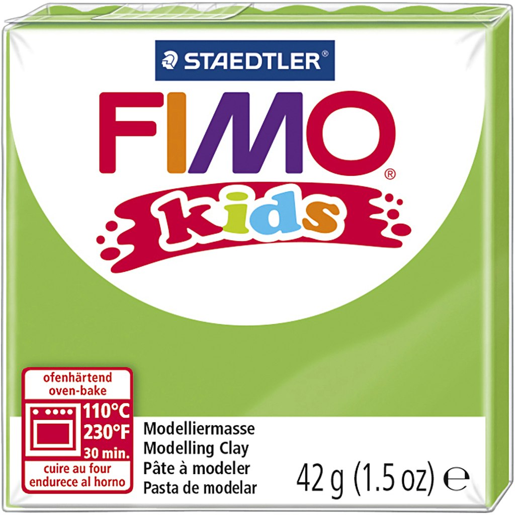 FIMO® Kids Clay, ljusgrön, 42 g/ 1 förp.