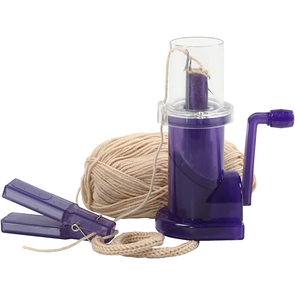 Snoddmaskin knitting mill, H: 13,5 cm, B: 5,5 cm, 1 st.