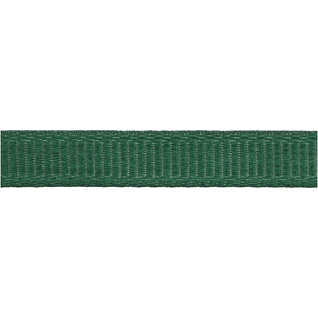 Grosgrainband, B: 6 mm, grön, 15 m/ 1 rl.