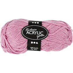 Fantasia Akrylgarn, L: 80 m, rosa, 50 g/ 1 nystan