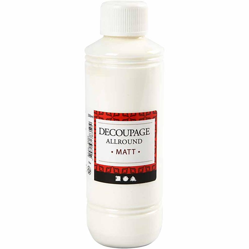 Decoupagelack, matt, 250 ml/ 1 flaska