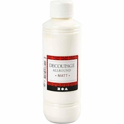 Decoupagelack, matt, 250 ml/ 1 flaska