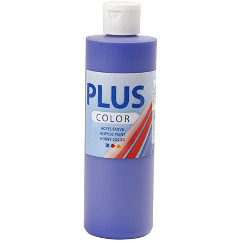 Plus Color hobbyfärg, ultra marine, 250 ml/ 1 flaska