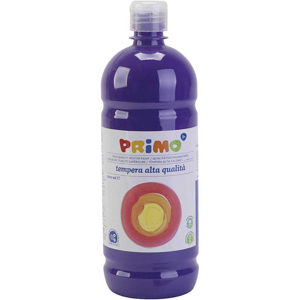 PRIMO skolfärg, matt, violet, 1000 ml/ 1 flaska