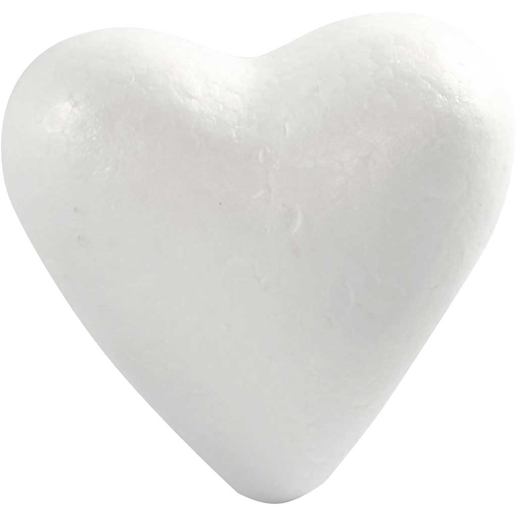 Hjärtan, H: 11 cm, vit, 25 st./ 1 förp.