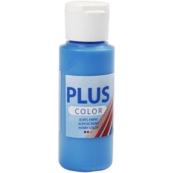 Plus Color hobbyfärg, primärblå, 60 ml/ 1 flaska
