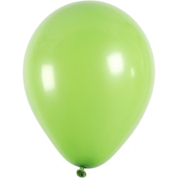 Ballonger, runda, Dia. 23 cm, grön, 10 st./ 1 förp.