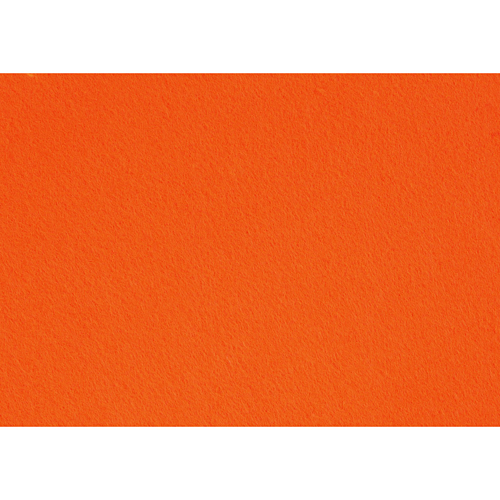 Hobbyfilt, A4, 210x297 mm, tjocklek 1,5-2 mm, orange, 10 ark/ 1 förp.