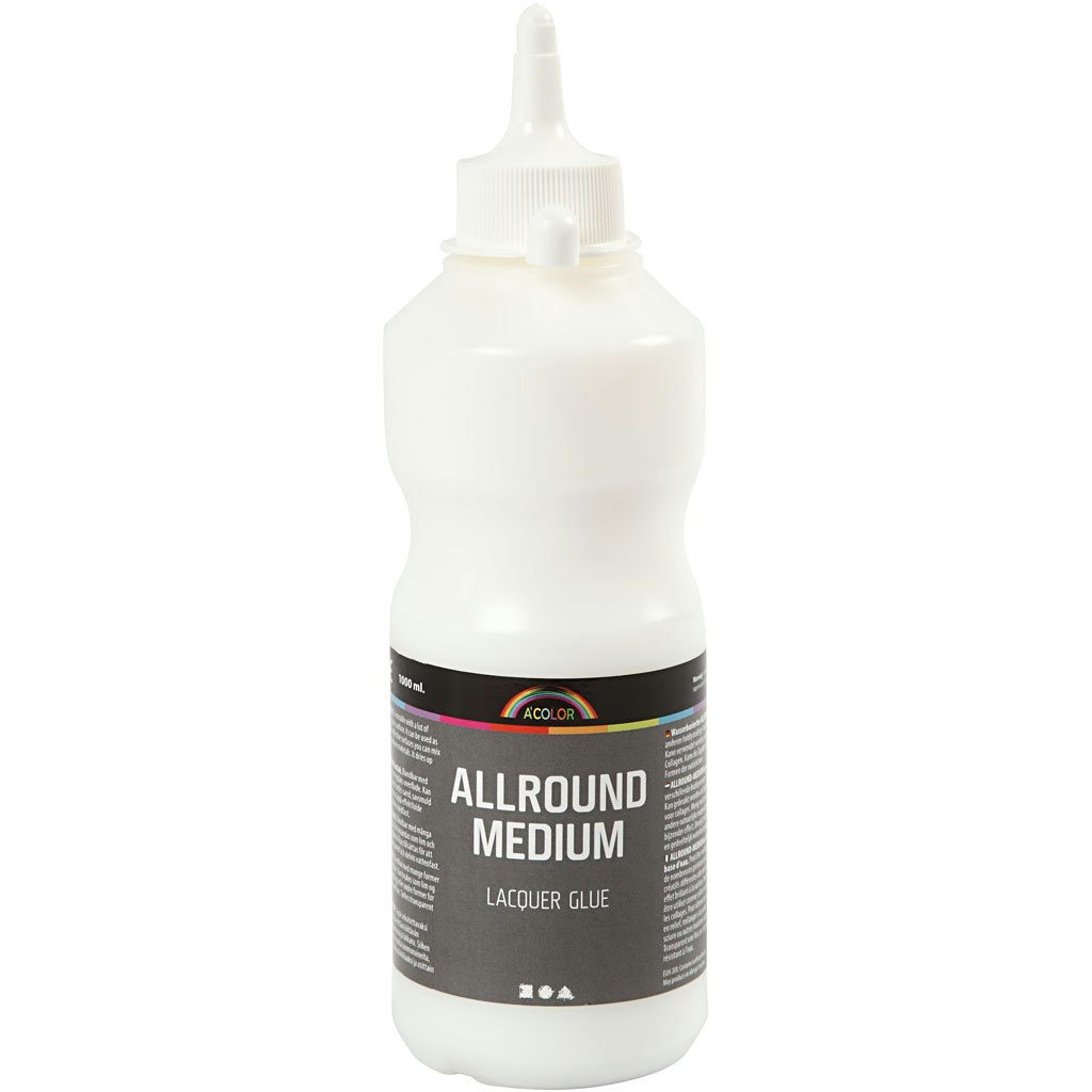 Allround medium limlack, 500 ml/ 1 flaska