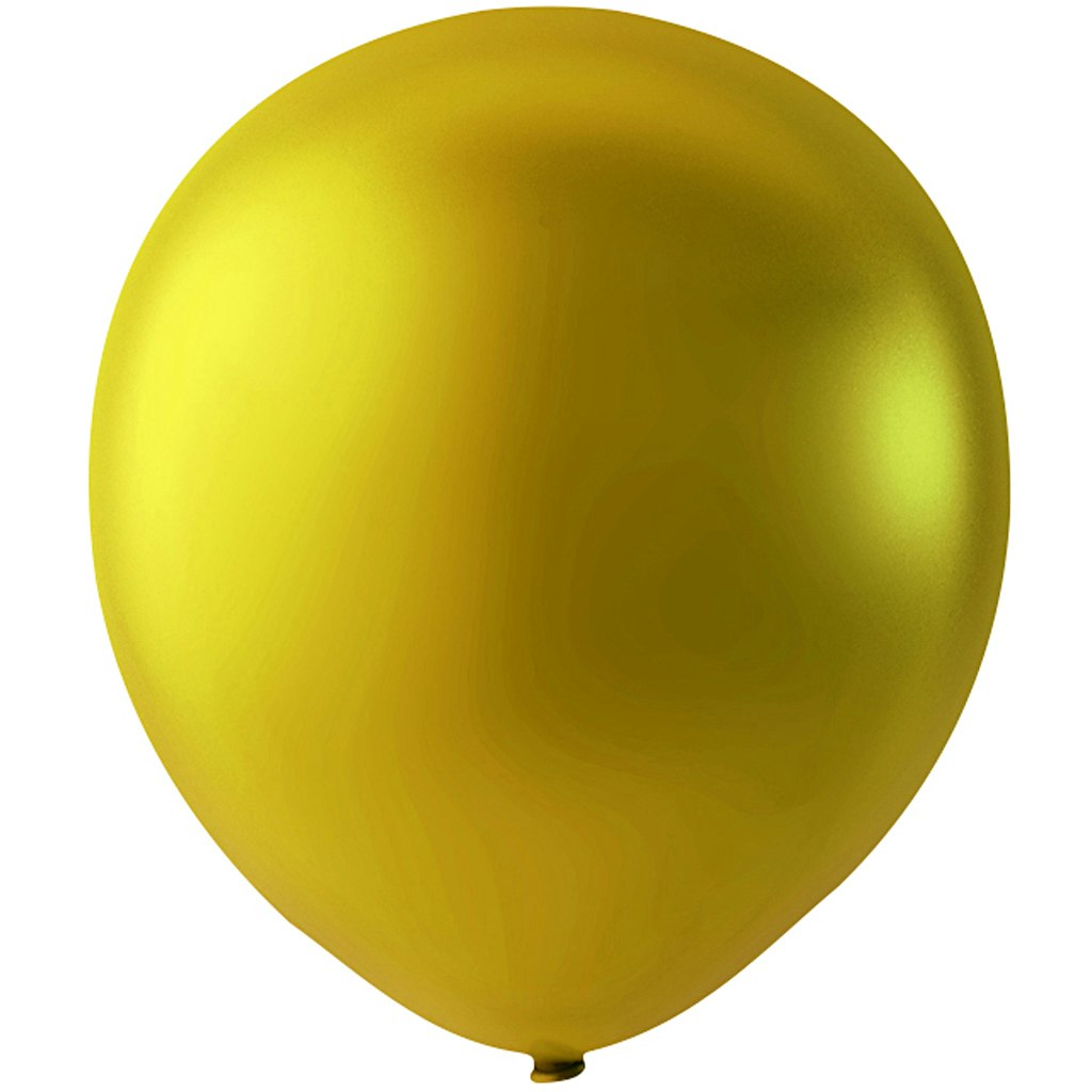 Ballonger, runda, Dia. 23 cm, guld, 8 st./ 1 förp.