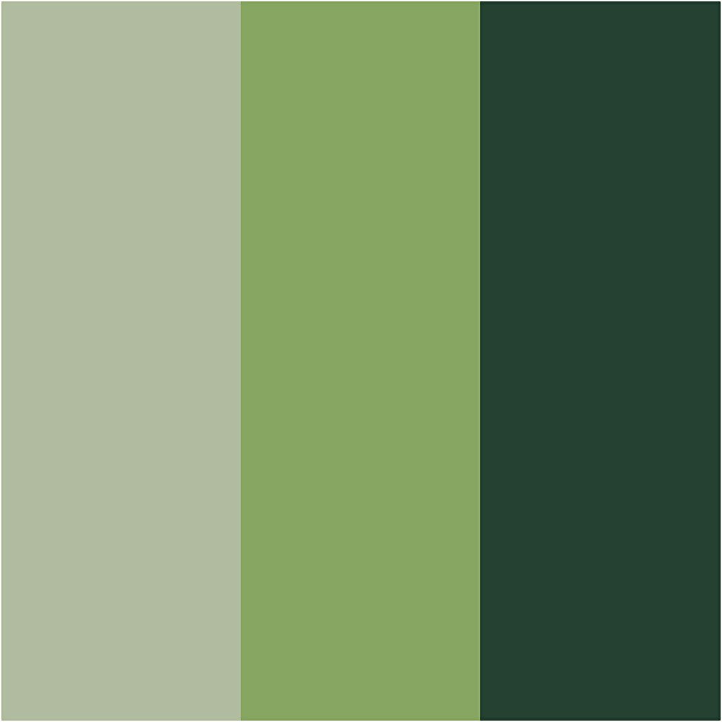 Plus Color tusch, L: 14,5 cm, spets 1-2 mm, mörkgrön, eucalyptus, leaf green, 3 st./ 1 förp., 5,5 ml