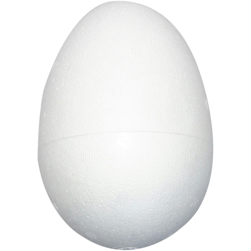 Ägg, H: 12 cm, vit, 25 st./ 1 förp.