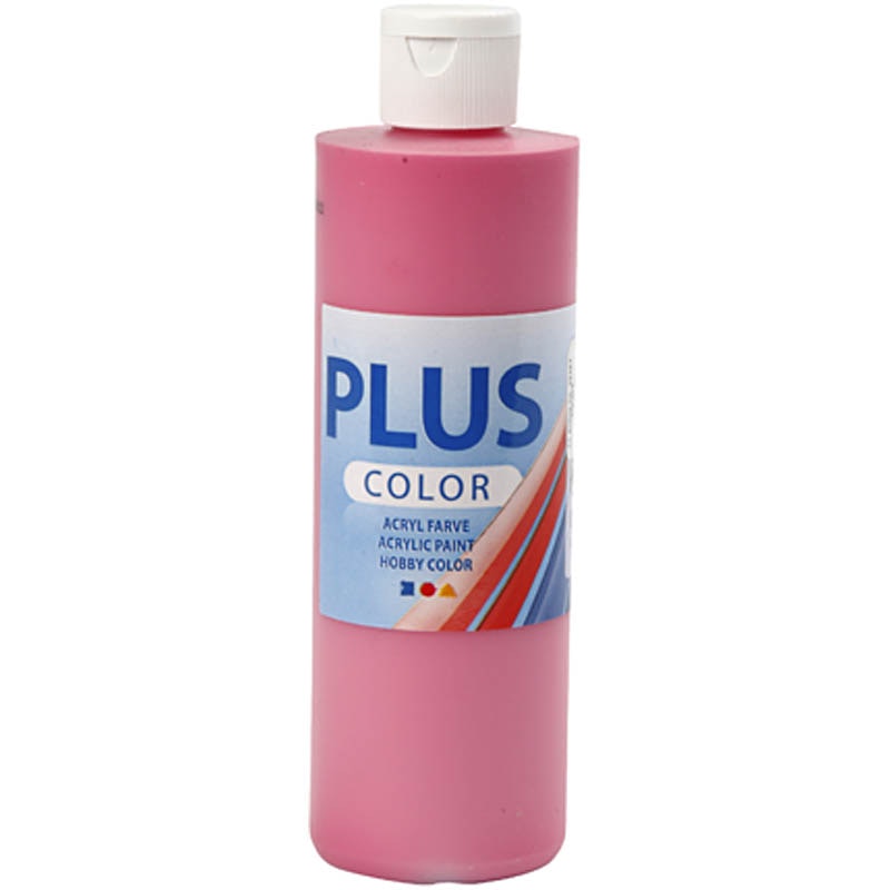 Plus Color hobbyfärg, fuchsia, 250 ml/ 1 flaska