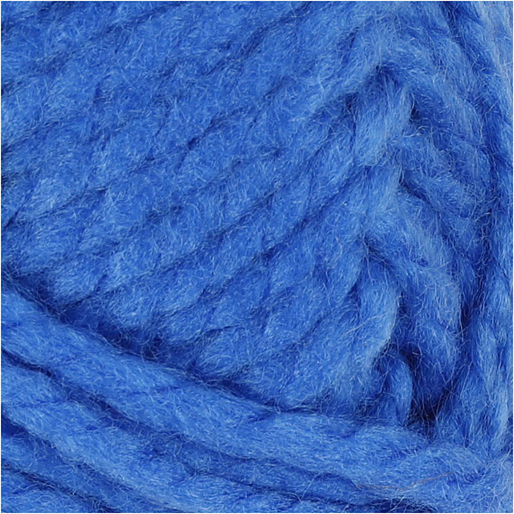 Fantasia Akrylgarn, L: 35 m, stl. maxi , blå, 50 g/ 1 nystan