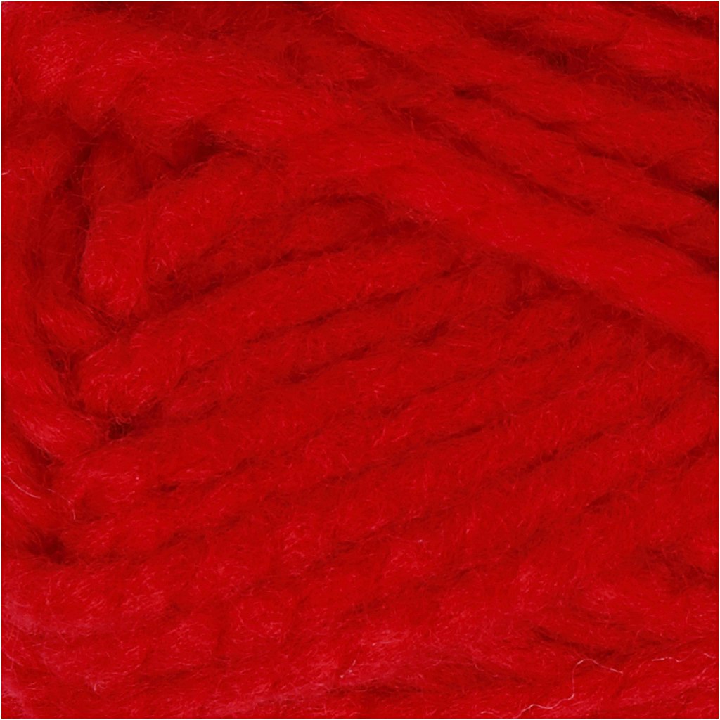 Fantasia Akrylgarn, L: 35 m, stl. maxi , röd, 50 g/ 1 nystan