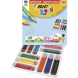 BIC Eco evolution färgblyertspennor, kärna 5 mm, mixade färger, 12x12 st./ 1 förp.