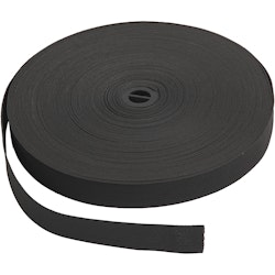 Resårband, B: 20 mm, svart, 25 m/ 1 rl.