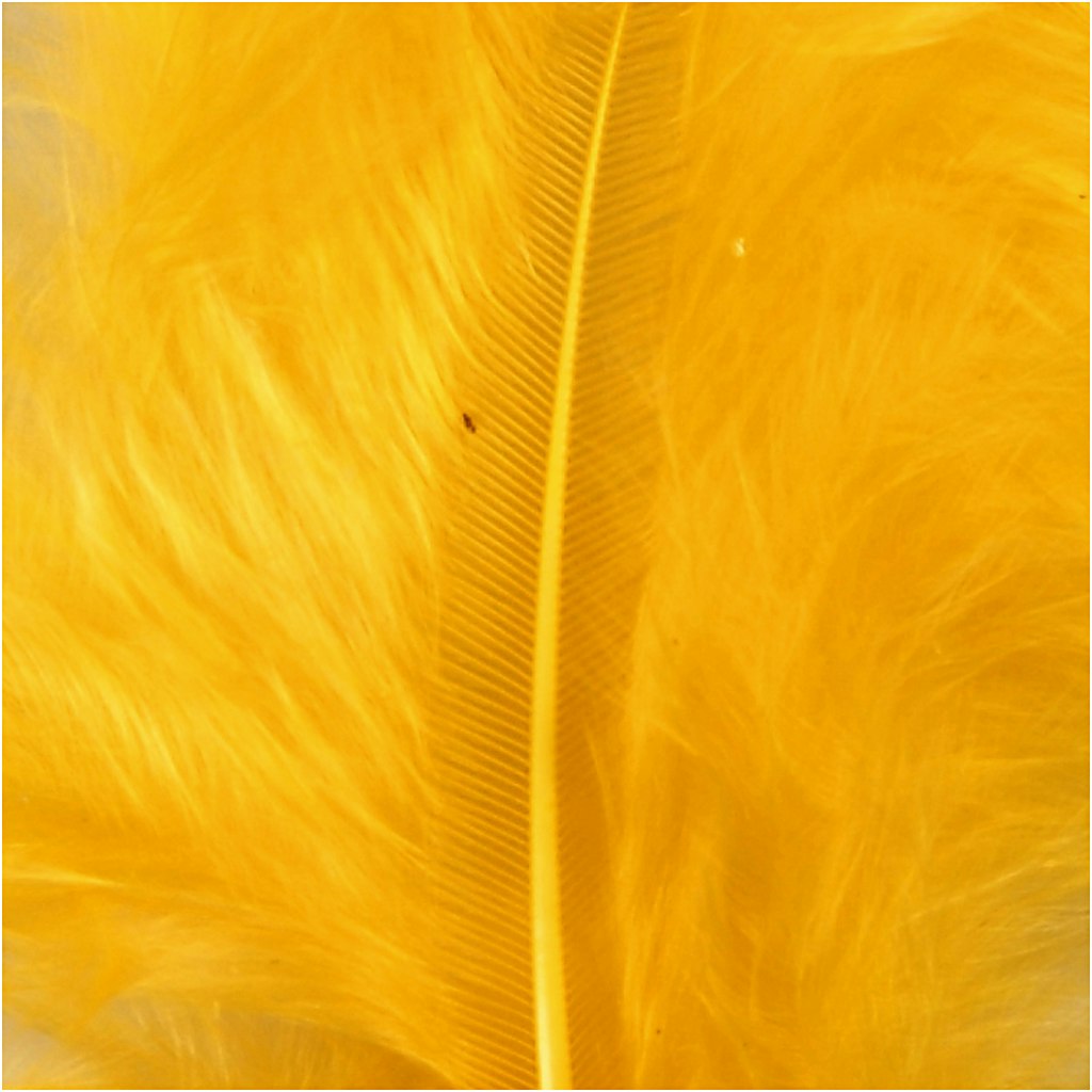 Dun, stl. 5-12 cm, gul, 15 st./ 1 förp.