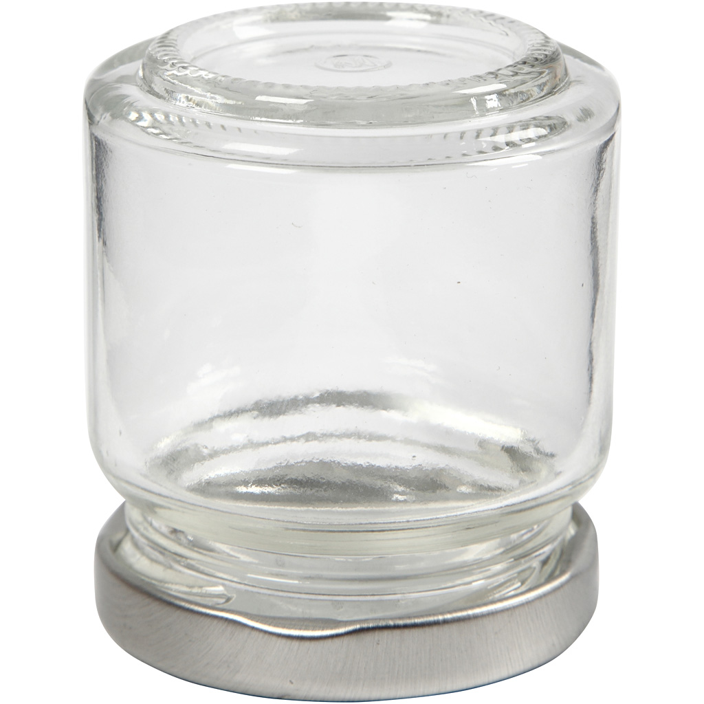 Syltburkar, H: 6,5 cm, Dia. 5,7 cm, 100 ml, transparent, 12 st./ 1 låda