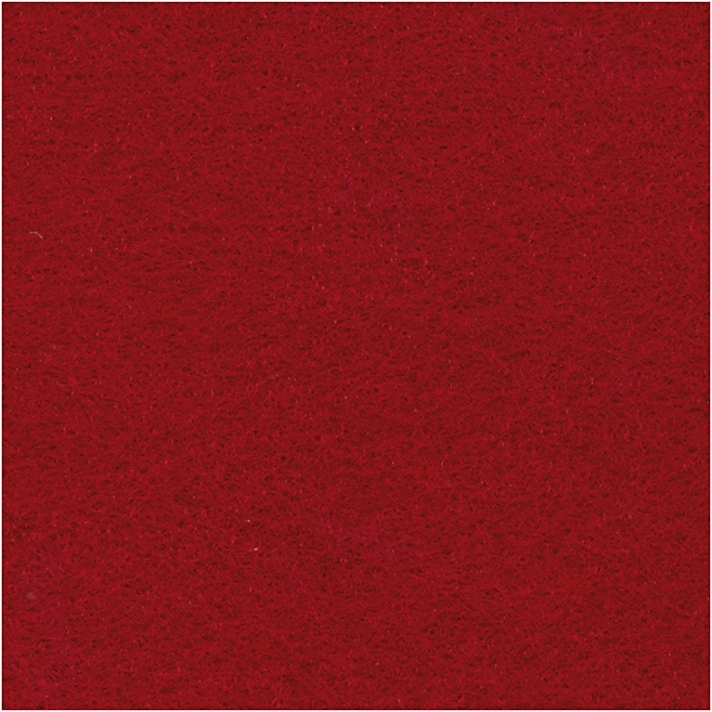 Hobbyfilt, A4, 210x297 mm, tjocklek 1,5-2 mm, gml. röd, 10 ark/ 1 förp.