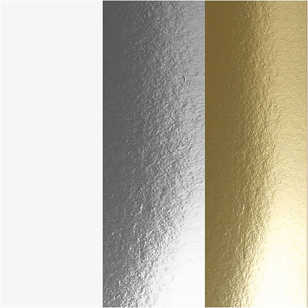 Plus Color tusch, L: 14,5 cm, spets 1-2 mm, guld, silver, råvit, 3 st./ 1 förp., 5,5 ml