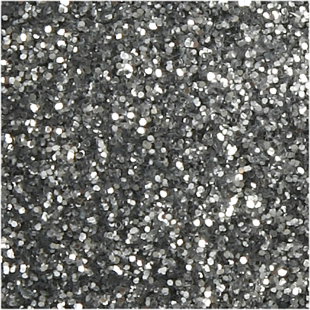 Glitter, silver, 110 g/ 1 burk