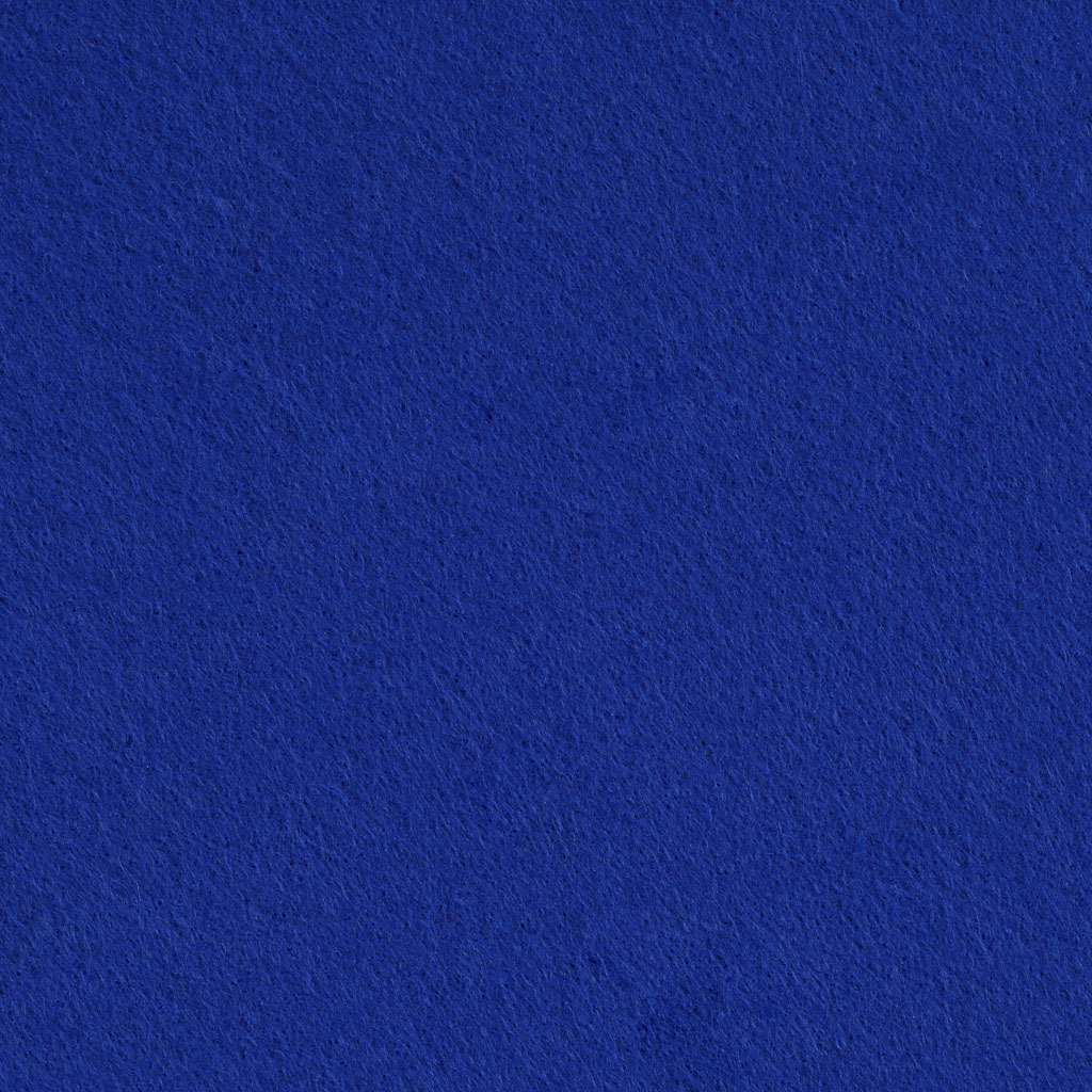 Hobbyfilt, B: 45 cm, tjocklek 1,5 mm, 180-200 g, blå, 5 m/ 1 rl.