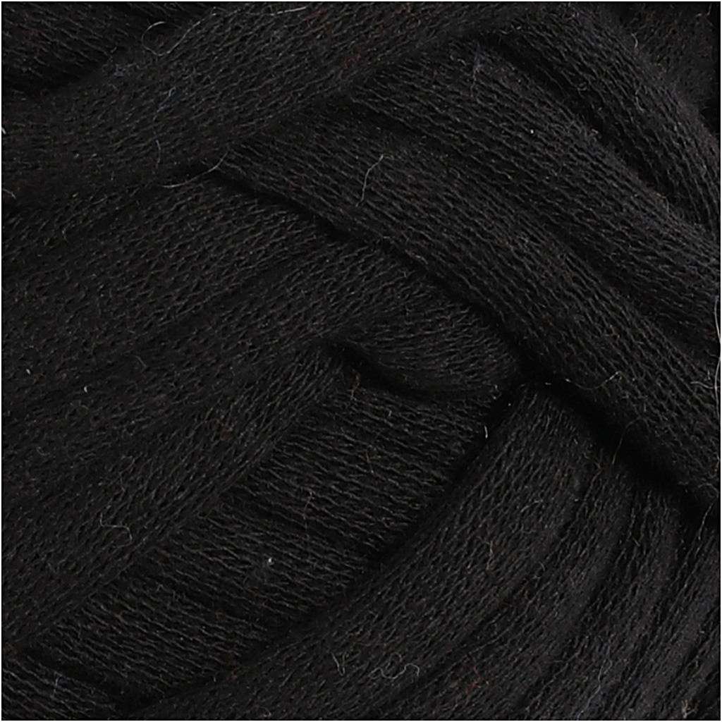 Tubgarn, L: 45 m, svart, 100 g/ 1 nystan