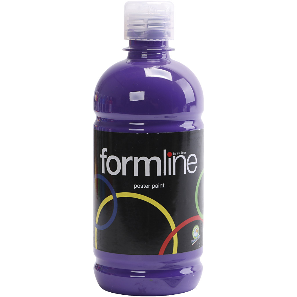 Täckfärg, matt, violet, 500 ml/ 1 flaska