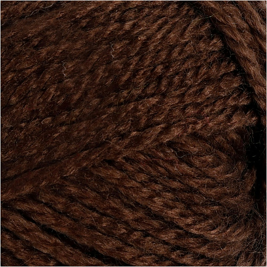 Fantasia Akrylgarn, L: 80 m, brun, 50 g/ 1 nystan