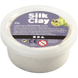 Silk Clay®, vit, 40 g/ 1 burk
