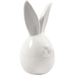 Hare, H: 11,4 cm, Dia. 5,5 cm, vit, 12 st./ 1 låda