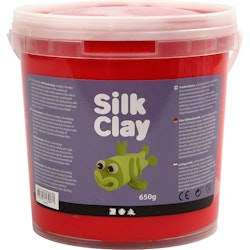 Silk Clay®, röd, 650 g/ 1 hink