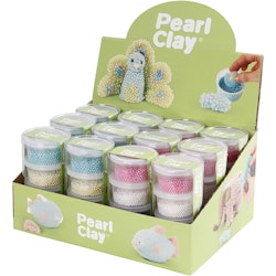 Pearl Clay® , mixade färger, 12 set/ 1 förp.