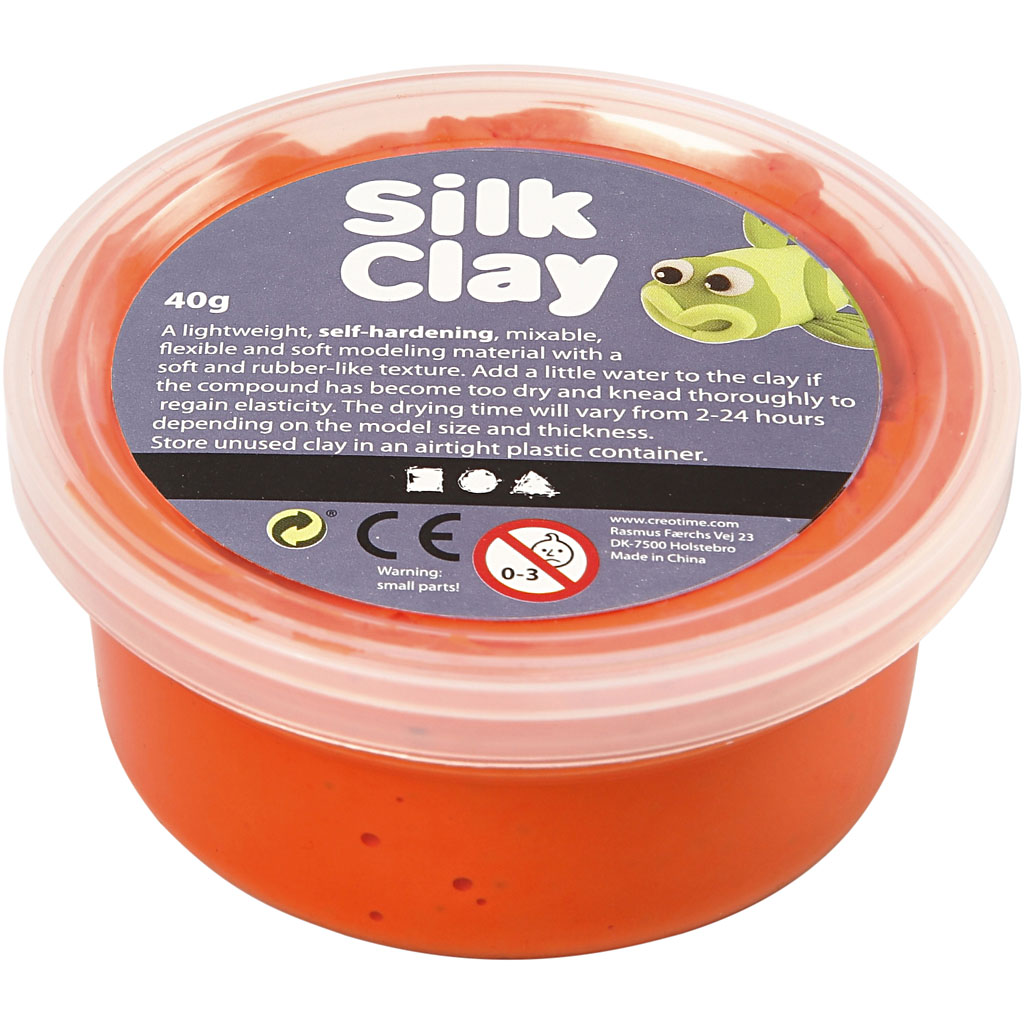 Silk Clay®, orange, 40 g/ 1 burk