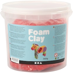Foam Clay® , röd, 560 g/ 1 hink