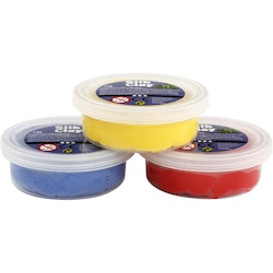 Silk Clay®, blå, röd, gul, 3x14 g/ 1 förp.