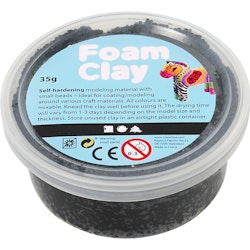 Foam Clay® , svart, 35 g/ 1 burk