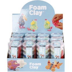 Foam Clay® , glitter färger, metallicfärger, 12 set/ 1 förp.