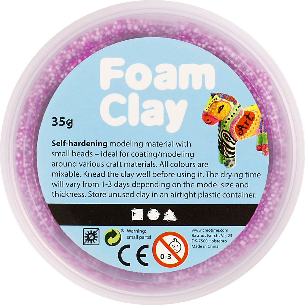 Foam Clay® , neonlila, 35 g/ 1 burk