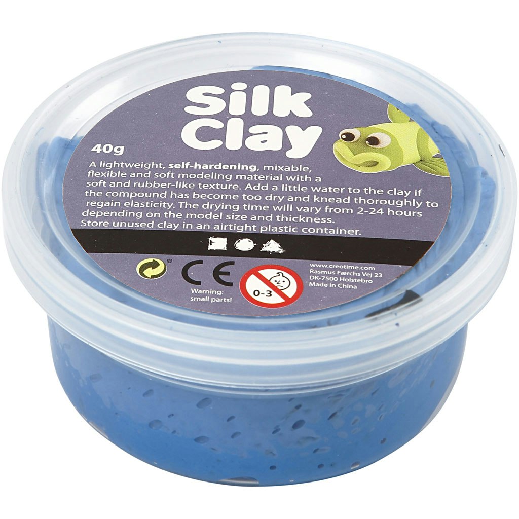 Silk Clay®, blå, 40 g/ 1 burk