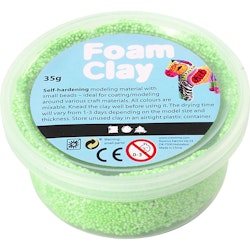 Foam Clay® , neongrön, 35 g/ 1 burk