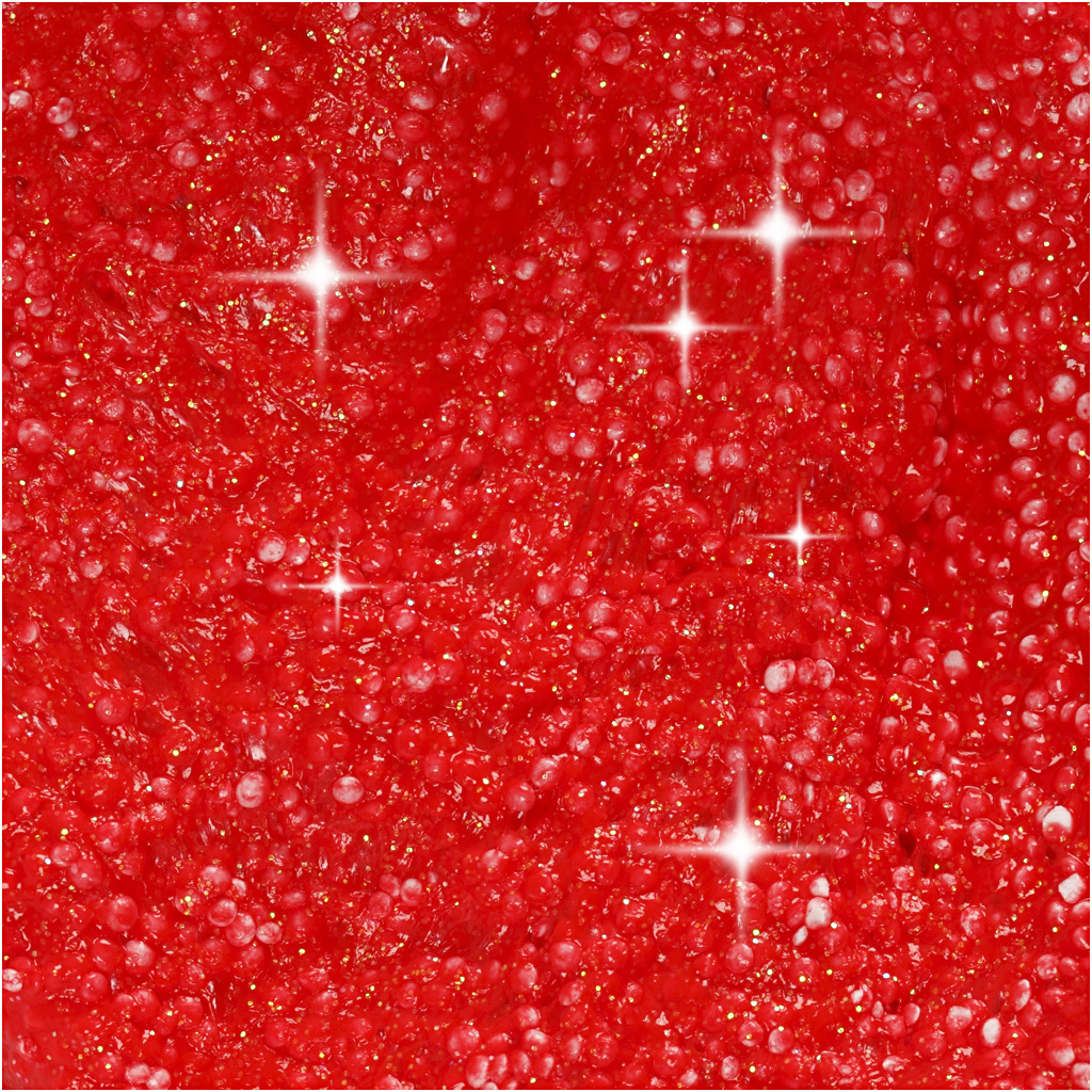 Foam Clay® , glitter, röd, 35 g/ 1 burk