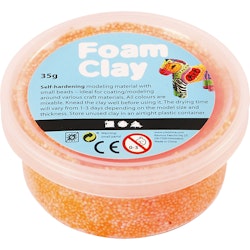 Foam Clay® , neonorange, 35 g/ 1 burk