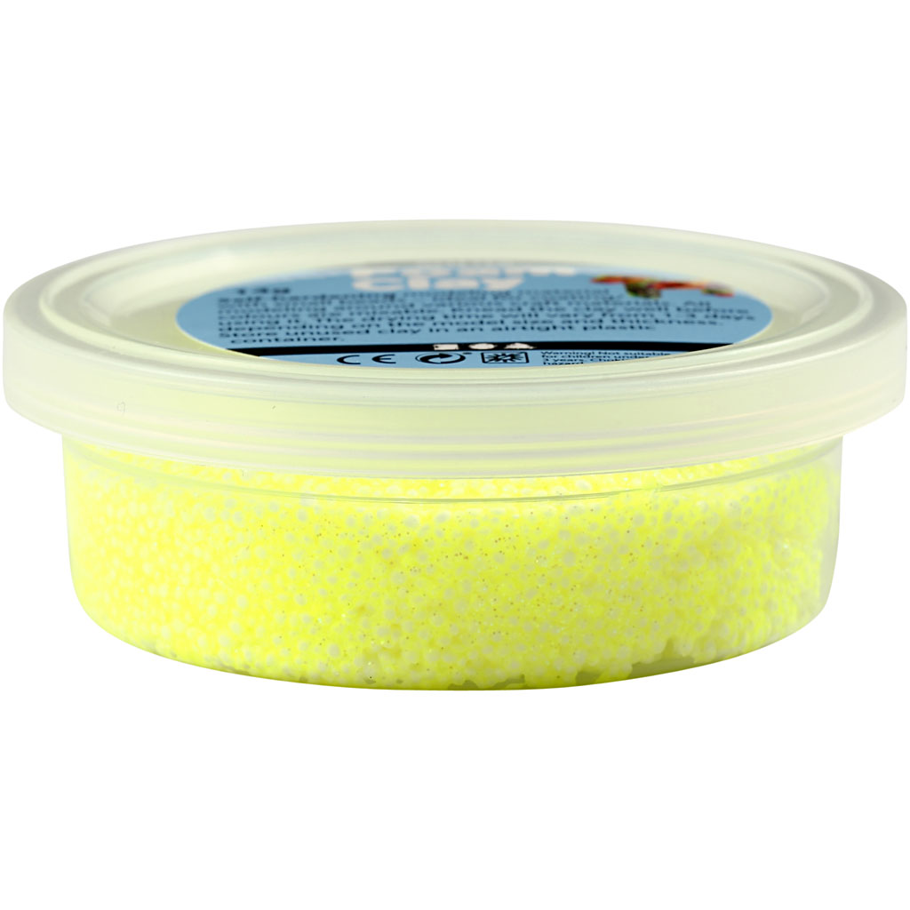Foam Clay® , glitter, pastellfärger, 6x14 g/ 1 förp.