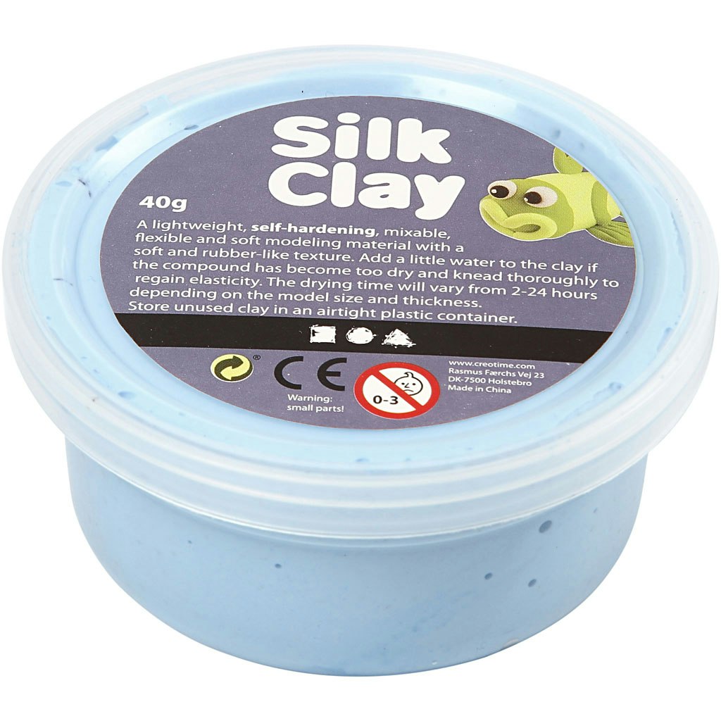 Silk Clay®, neonblå, 40 g/ 1 burk