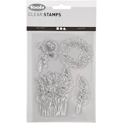Clear Stamps, vår, 11x15,5 cm, 1 ark