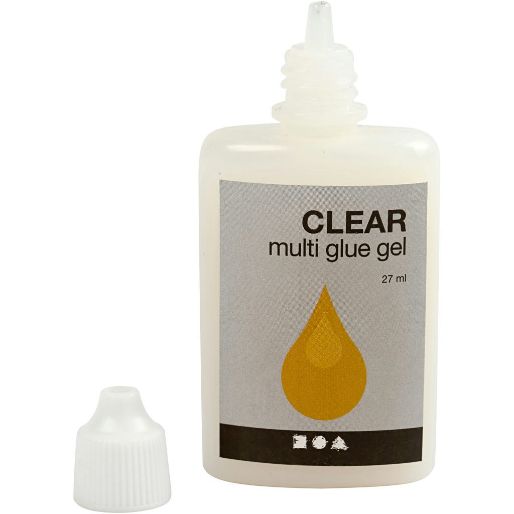 Clear - Multi glue gel, 27 ml/ 1 flaska