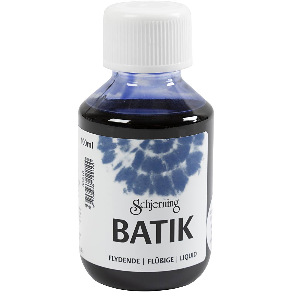 Batikfärg, briljantblå, 100 ml/ 1 flaska